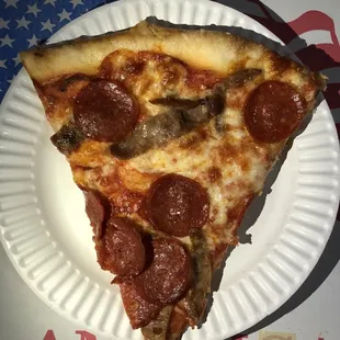 Sausage Pepperoni Pizza