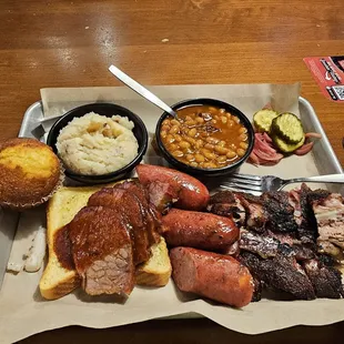 Three meat combo