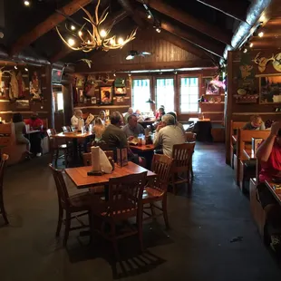 The friendly visual appeal is seldom seen in most BBQ restaurants.