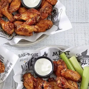 bbq wings, chicken wings and fried chicken, fried chicken wings, poultry, fried chicken, chicken wings, chicken, food, bbq chicken