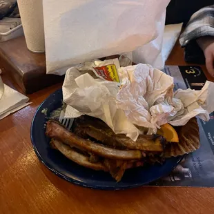 We ate a everything and received a free Dessert