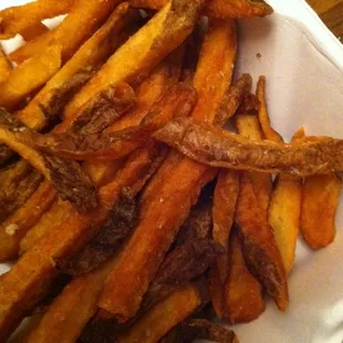 Over cooked fries. These r more like super thick potato chips.......wondering if I might break a tooth
