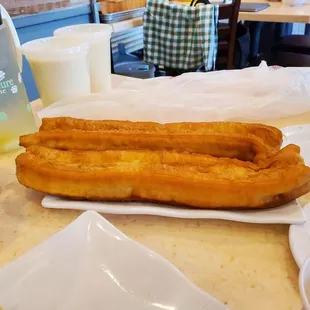 "oily stick" aka Chinese savory churro.