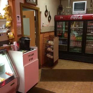 the inside of a restaurant