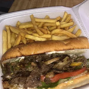 I've been wanting to try this place for a while!! This is probably the best Philly I've ever had. Yum