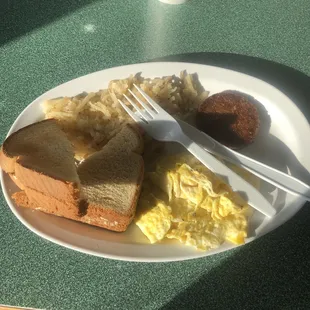 2. 2 Eggs platter with Sausage