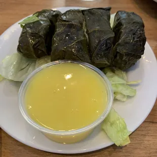 Stuffed grape leaves