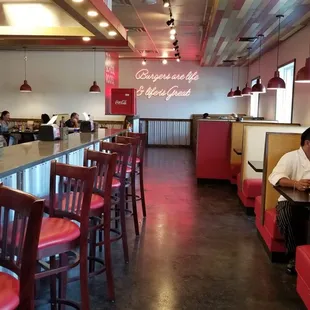 Looking towards the west side of the restaurant.