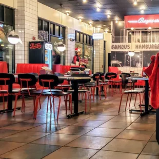 Dining Area at Famous Hamburger Dearborn
