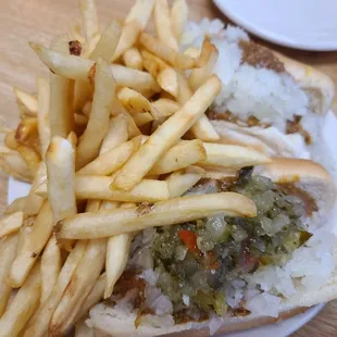 Hot Dog Special - 2 dogs with fries