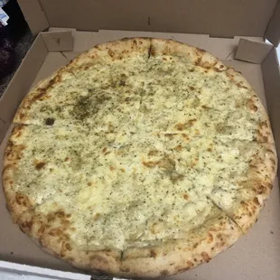 Alfredo pizza