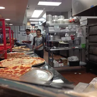 interior, pizza