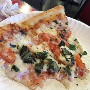 Margarita pizza.