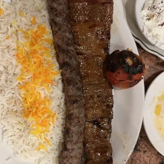 Soltani Kabob (Beef Combo)