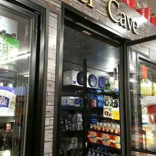 THATS RIGHT A BEER CAVE WITH OVER 1000 DIFFERENT BEERS THAT CHANGE ON A DAILY BASIS