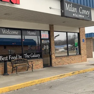 The entrance to delicious food!