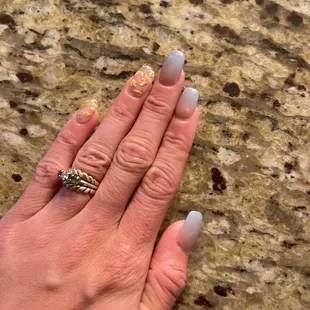 I have since filed them myself after I went to the big hair show m, because I am a girl who does Gym/life/texting