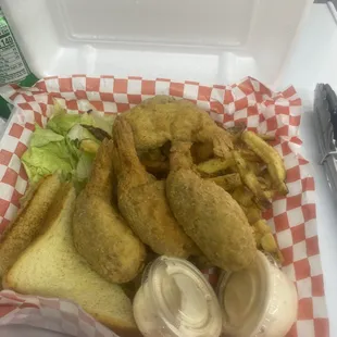 Lump crab stuffed shrimp!