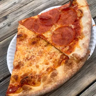 Slices: Cheese Pie, Pepperoni Pie