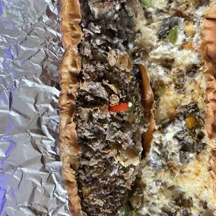 Cheesesteak with everything plus jalapeño