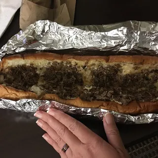 Foot Long Philly Sandwich