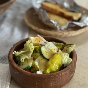 a bowl of salad