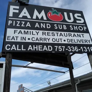 Roadside sign.