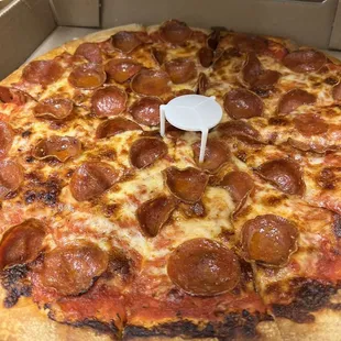 Pepperoni pizza