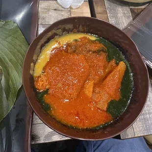 Gbegiri with amala