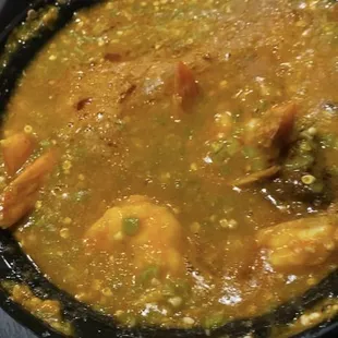 Okra soup