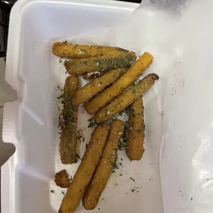 9 random zucchini?