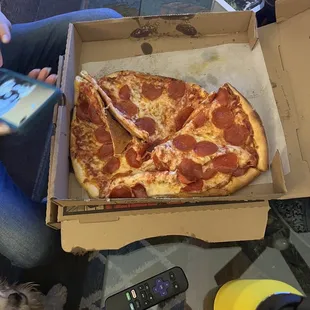 pizza, food