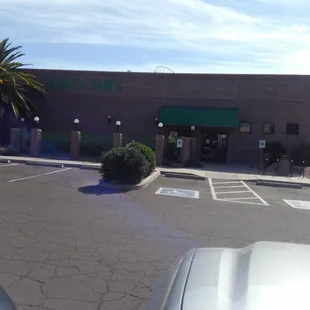 Behind Arby's on N Oracle.