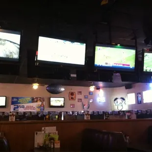 Watching 4 games at once on a Sunday!