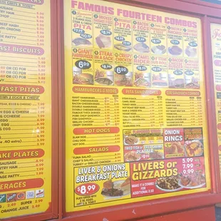 pizza, menu