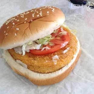Chicken sandwich.