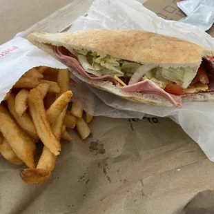 Camel Rider and Fries. Took a bite