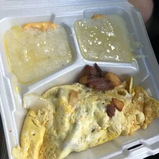 Bacon ultimate omelet
