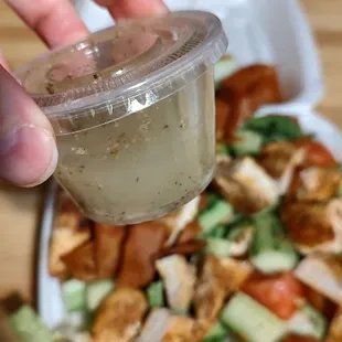 Bland Fattoush Salad dressing, where is the sumac?