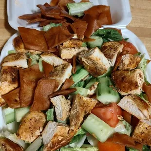 Chicken Fattoush Salad Lacks Seasoning