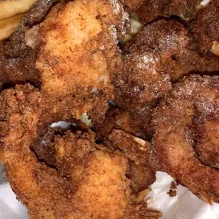 fried chicken and french fries