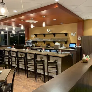 a view of a restaurant