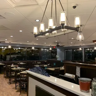 interior, sushi and sashimi