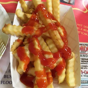 Crinkle fries