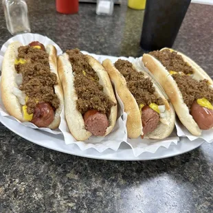 Love the chili dogs