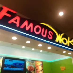 Sign above restaurant