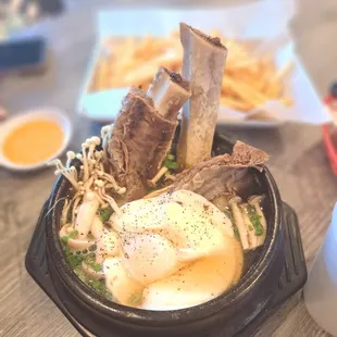Stone Bowl Bone-in Short Ribs with Glass Noodles