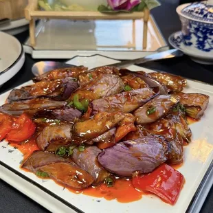 Eggplant with Garlic Sauce