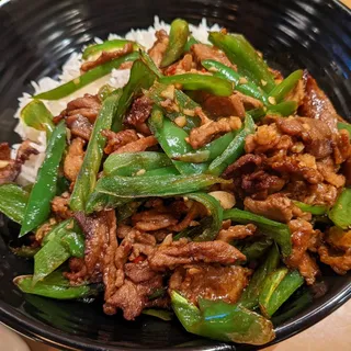 Hunan Sizzling Pork Bowl