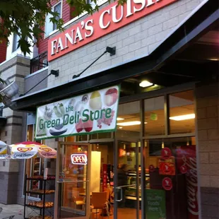 The entrance of Fana&apos;s Cuisine